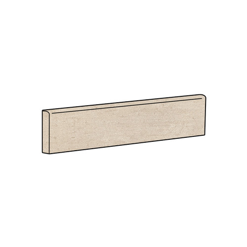 Pointe White 4" x 24" Bullnose Matte