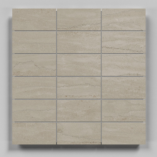 Cove Greige 2" x 4" Mosaic Unpolished
