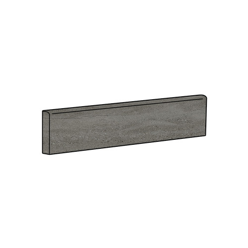 Cove Dark Grey 4" x 24" Bullnose Unpolished