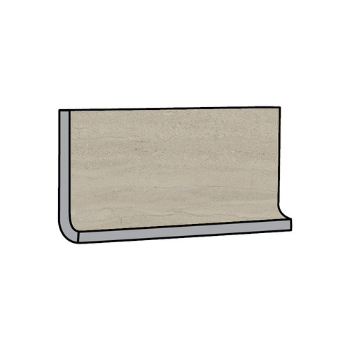 Cove Beige 6" x 12" Cove Base Unpolished