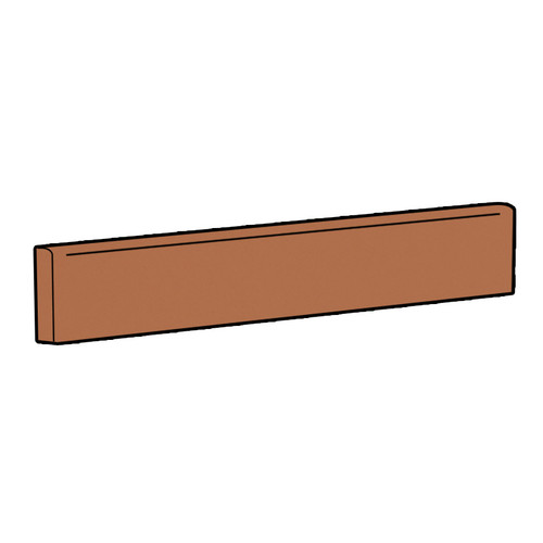 Playlist+ New-Age Terracotta 4X24 Bullnose Nat