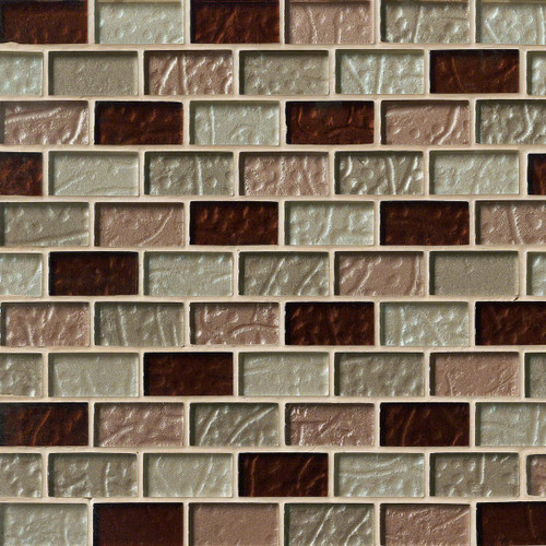 Ayres Brick Blend Mosaics 1x2 on 12x12 Sheet