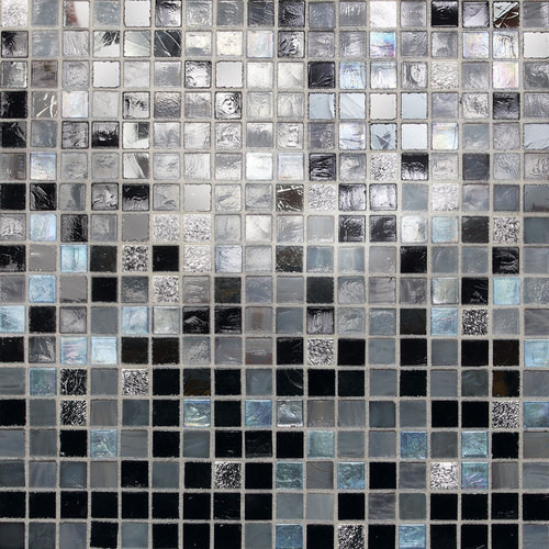 City Lights - Manhattan Mesh Mounted Mosaic 1/2" x 1/2" On 11-1/2" x 11-1/2" Sheet