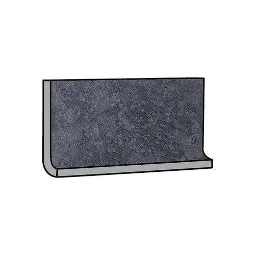 Continental Slate - Asian Black 6x12 Cove Base