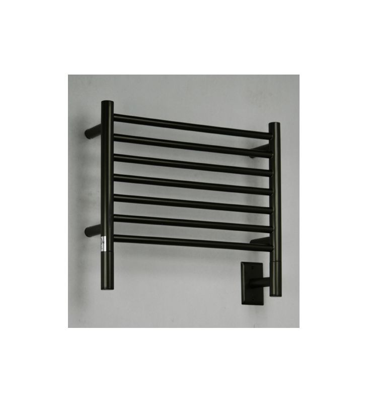 Jeeves H Straight Oil Rubbed Bronze Heated Towel Rack 21.25 x 18.75