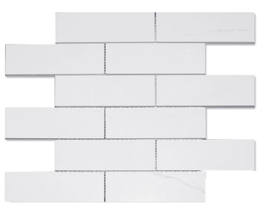 Dolomite Polished Brick 2X6 Mosaic Tiles Direct Store