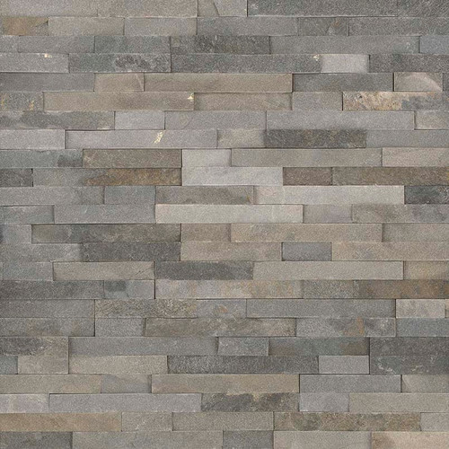Rockmount Stacked Stone Sedona Grey Splitface Panel 6x24 - Tiles