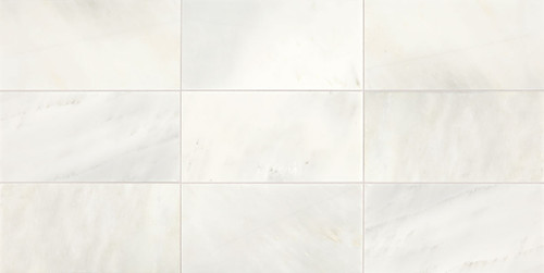 Candora Vestal White Polished Marble 12x24 Floor Tile
