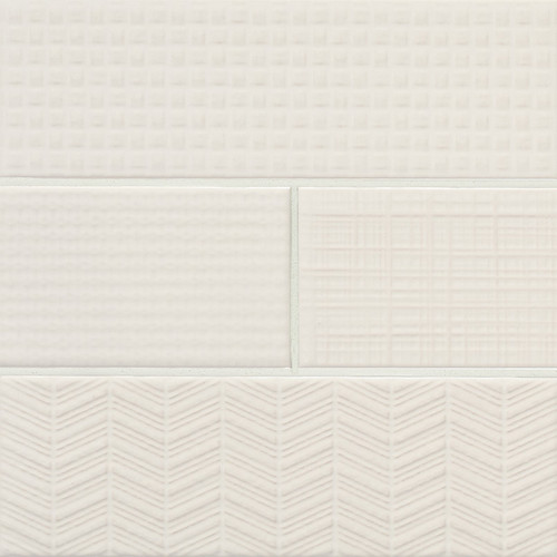 Urbano Pure 3D Mix 4x12 - Tiles Direct Store