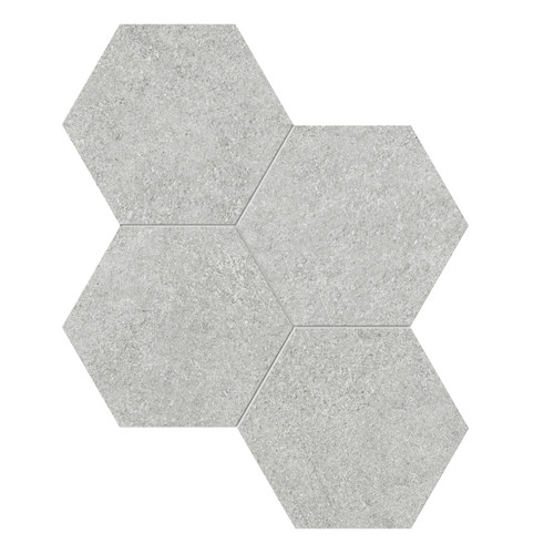 mjork専用 Mjork Ash Matte Porcelain 6 in. Hex Mosaic - Tiles Direct Store