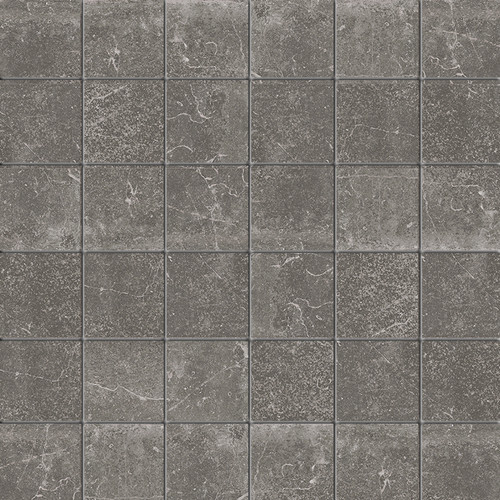 Rustic Stone Charcoal Matte Porcelain Dot Mosaic 2x2 - Tiles Direct Store