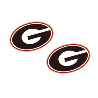 Georgia Bulldogs Enamel Stud Earrings