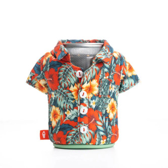 Puffin Drinkwear Hawaiian Shirt Can Cooler