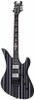 Schecter SYNYSTER CUSTOM GLOSS BLACK / SILVER PINSTRIPES 1740-SHC