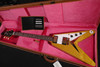 Gibson Custom Shop 1958 Korina Flying V White Pickguard with Case (361)