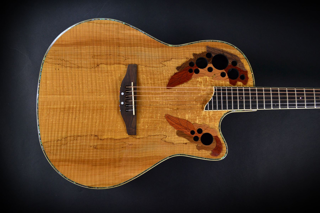 PC - Ovation CC44-SM Celebrity Deluxe PLS MD - Spalted Maple (315