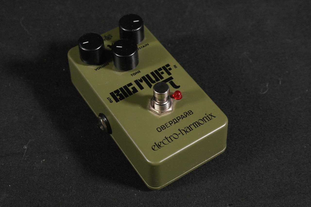 EHX Big Muff Green Russian Fuzz Pedal - Tundra Music INC Vintage