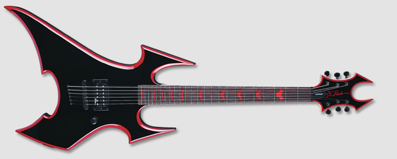 bc rich warlock red bevel