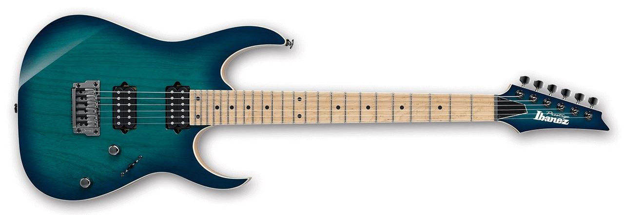 Ibanez RG652AHMFX-NEBULA GREEN BURST PRESTIGE FIXED BRIDGE - Tundra ...