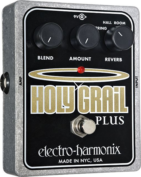 Electro-Harmonix HOLY GRAIL PLUS Variable Reverb  9.6DC-200 PSU included