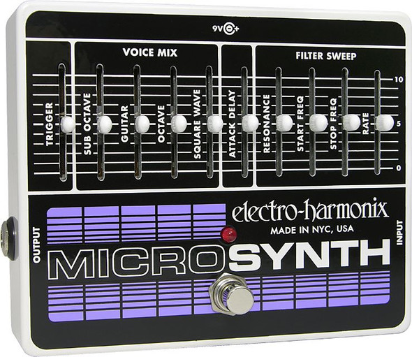Electro-Harmonix MICROSYNTH Analog Guitar Synthesizer  9.6DC-200 PSU included