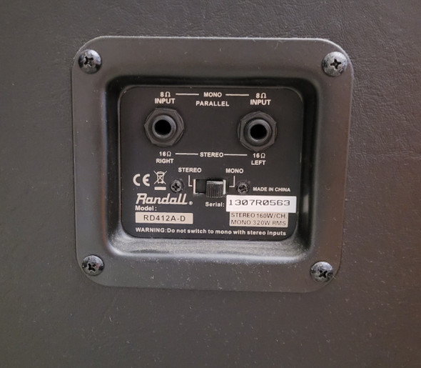 (A0150) Randall RD412A-D 4x12 Slant Cab (W752)