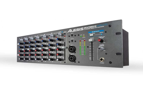 Alesis MultiMix 10 Wireless
10-Channel Rackmount Mixer with Bluetooth Wireless -MM10WX110 Alesis MultiMix 10 Wireless
10-Channel Rackmount Mixer with Bluetooth Wireless -MM10WX110