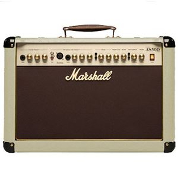 Marshall AS50DC 51 watt acoustic combo w/ digital effects, Limited Edition, Cream