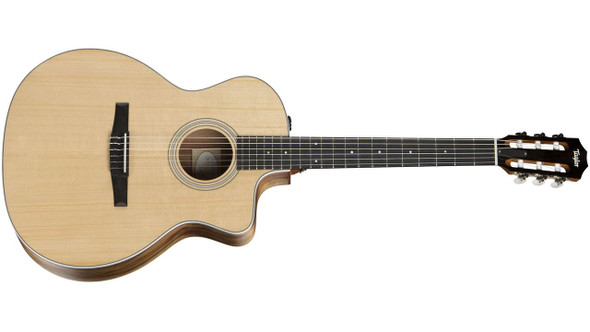 Taylor 214ce-N Grand Auditorium Nylon Cutaway Acoustic/Electric - Natural