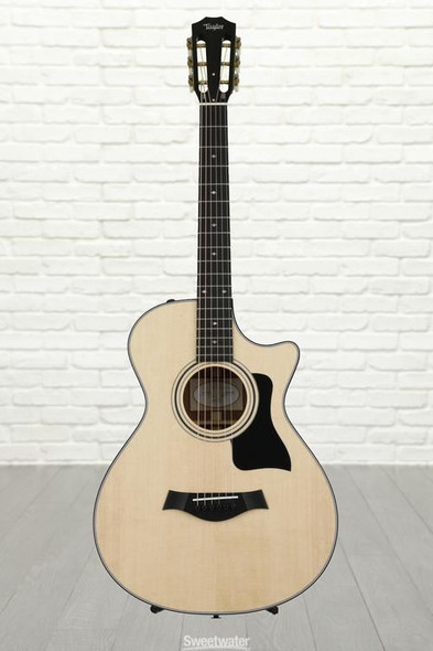 Taylor 312ce 12-Fret Grand Concert Cutaway Acoustic/Electric - Natural