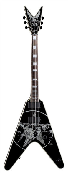 Dean Eric Peterson Old Skull V w/Case Dean Eric Peterson Old Skull V w/Case