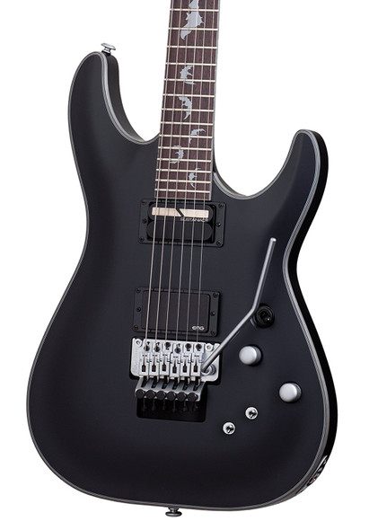 Schecter DAMIEN PLATINUM-6 FR SATIN BLACK 1183-SHC