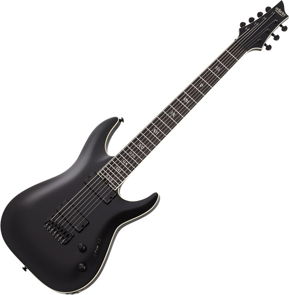 Schecter C-7 SLS ELITE ''EVIL TWIN'' SATIN BLACK 1349-SHC