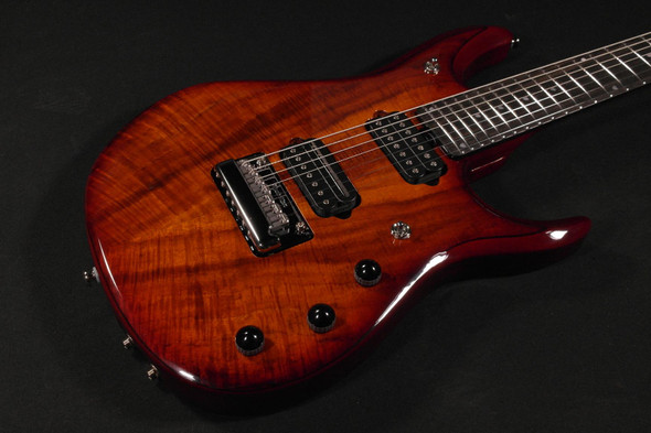 Ernie Ball Music Man John Petrucci 7 JP7 Koa Top Ebony Fingerboard Electric Guitar Koa Ernie Ball Music Man John Petrucci 7 JP7 Koa Top Ebony Fingerboard Electric Guitar Koa