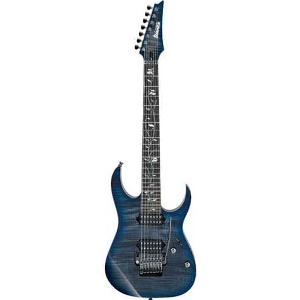 Ibanez RG8527ZSDE RG j.custom 7str Electric Guitar w/Case - Sodalite