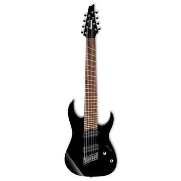 Ibanez RGMS8BK RG Multi Scale 8str Electric Guitar - Black