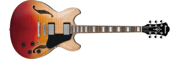 Ibanez AS73FMTAF AS Artcore 6str Hollow Body Electric Guitar - Transparent Autumn Fade