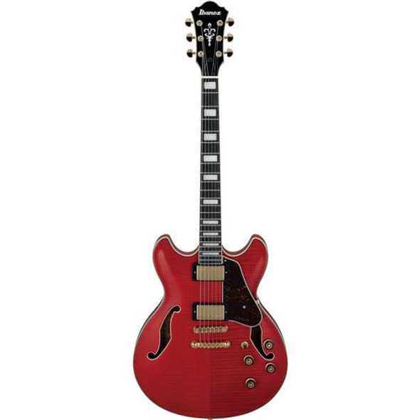 Ibanez AS93FMTCD AS Artcore Expressionist 6str Electric Guitar - Transparent Cherry Red