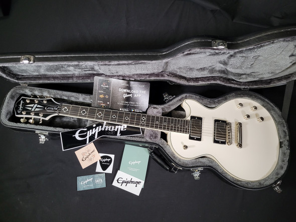 Preowned Epiphone Jerry Cantrell Custom Prophecy Outfit Bone White (W541) Preowned Epiphone Jerry Cantrell Custom Prophecy Outfit Bone White (W541)