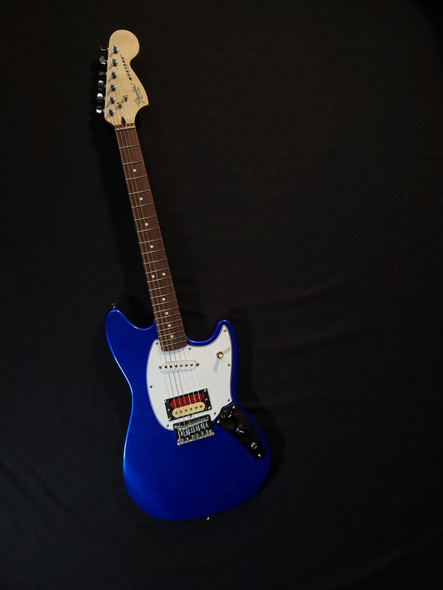 Fender Mustang CUSTOMIZED NOT A CUSTOM SHOP Parts Guitar with S H PUP Imperial Blue (W063)