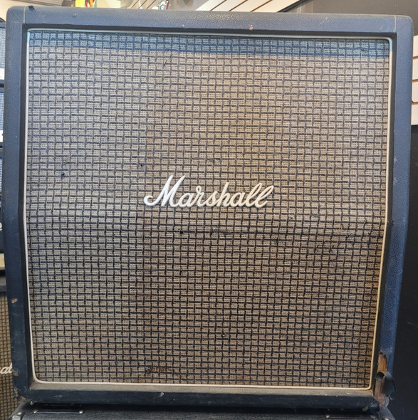 Marshall 4x12 Checker Grill Slant Greenbacks 12" New Record (W776)