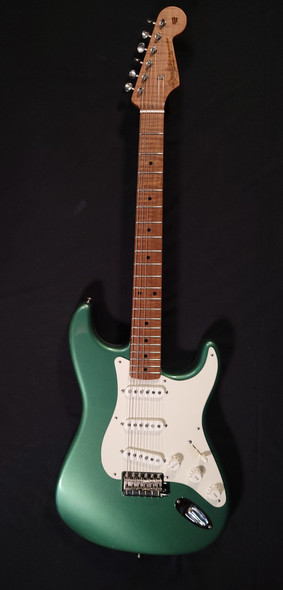  Fender Masterbuilt Todd Krause 1950 Aged Sherwood Metallic Roasted Flame Maple Neck (W319) 