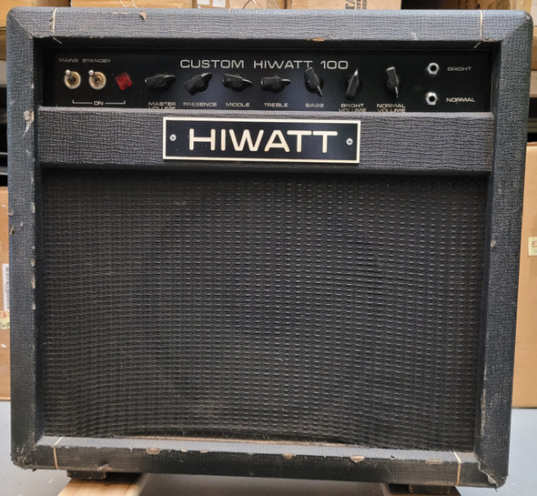 (A081) Vintage 1970 Hiwatt FL112 100 1x12 Guitar Combo S&P GRILL/2x15 Emmenence  - (W572)