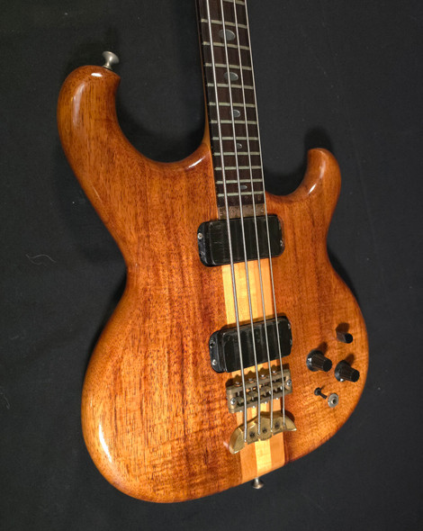 (MG009) 1973 Alembic Spoiler Bass Koa (206)