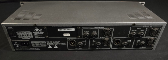 DBX 586 Dual Vacuum Tube Preamp (W022)