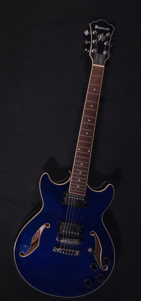 (CIBX57) Ibanez AM73 TBL 12 01 Hollowbody Transparent Blue (W180)