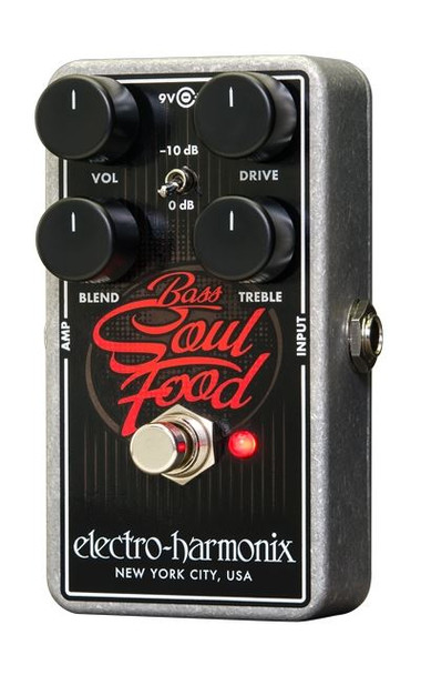 Electro-Harmonix BASS SOUL FOOD Transparent Overdrive 9.6DC-200 PSU included