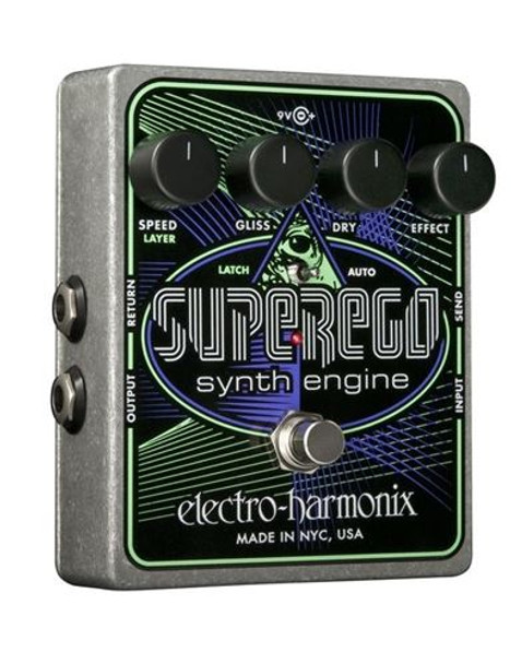 Electro-Harmonix SUPEREGO  Synth engine from Moog to EMS  9.6DC-200 PSU included