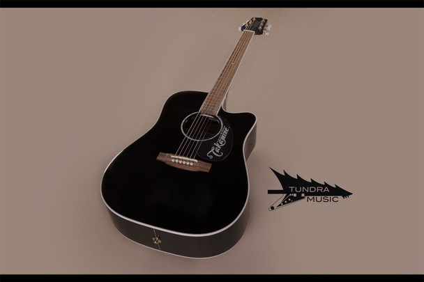 Takamine EG341SC-BK Acoustic/Electric Dreadnought - Black (239)