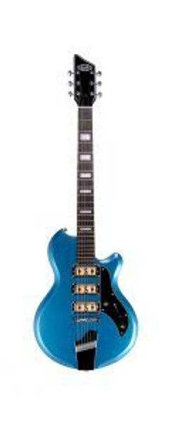 Supro 2030BM Hampton Ocean Blue Metallic Triple Pickup